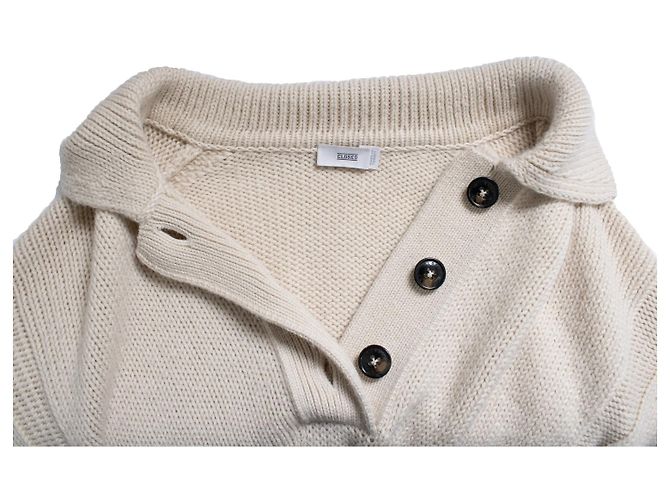 Closed Suéter polo de punto cerrado y oversized en beige - vista 8