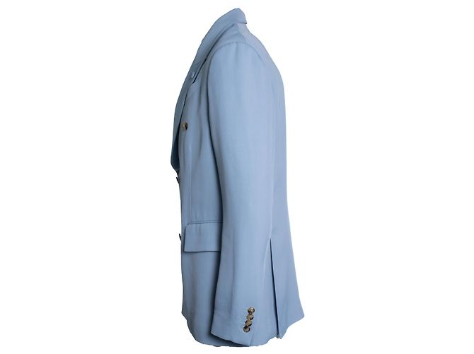 Amiri, Blue double breasted blazer jacket - view 2