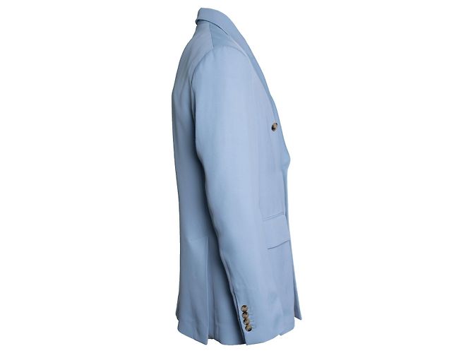 Amiri, Blue double breasted blazer jacket - view 4