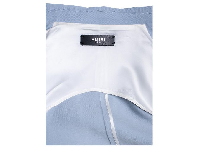 Amiri, Blue double breasted blazer jacket - view 5