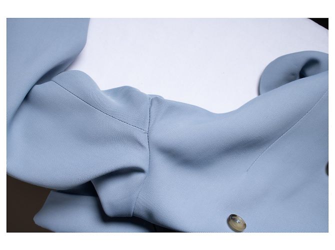 Amiri, Blue double breasted blazer jacket - view 8