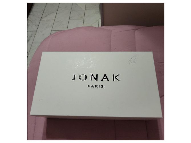 Jonak Ballerine in pelle nera e beige Nero - vista 7