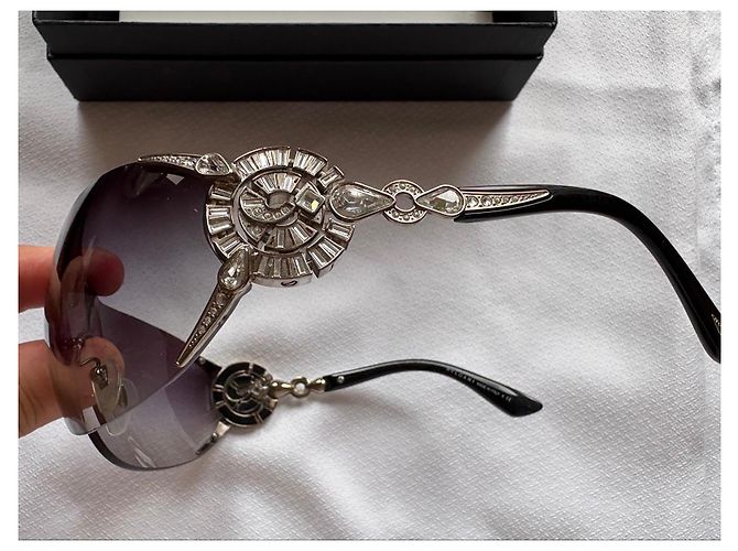 Bulgari Gafas de sol Bvlgari 6039-B Jewel Shield Castaño Metálico - vista 10