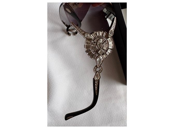 Bulgari Gafas de sol Bvlgari 6039-B Jewel Shield Castaño Metálico - vista 6