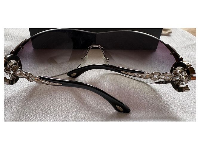 Bulgari Gafas de sol Bvlgari 6039-B Jewel Shield Castaño Metálico - vista 7