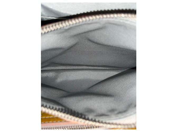Christian Dior Borsa Lady Dior Media Pelle di Agnello Gialla Cannage Giallo - vista 15