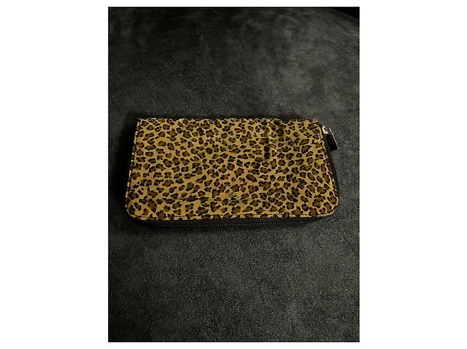 Bottega Veneta Cartera con cremallera estampado de leopardo - vista 11