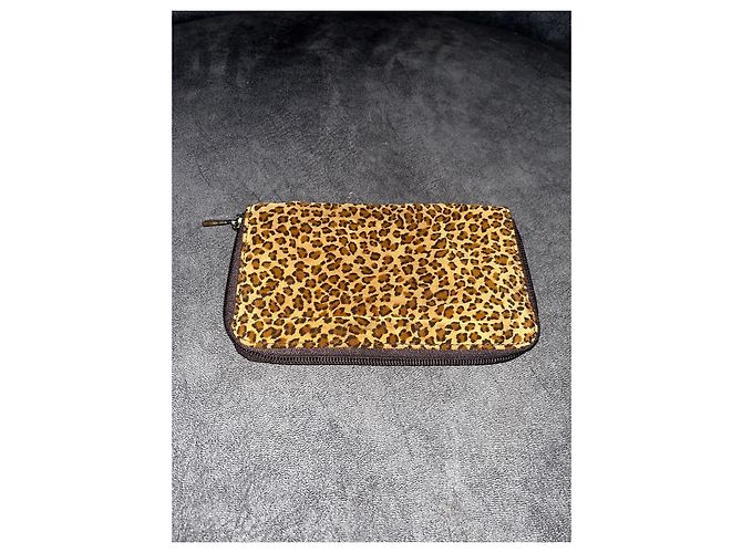 Bottega Veneta Cartera con cremallera estampado de leopardo - vista 2