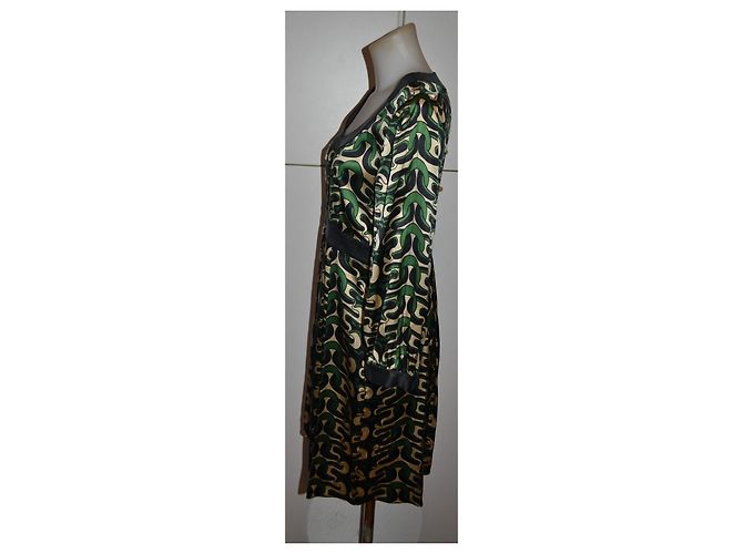 Vestido de seda Diane Von Furstenberg Multicolor - vista 3
