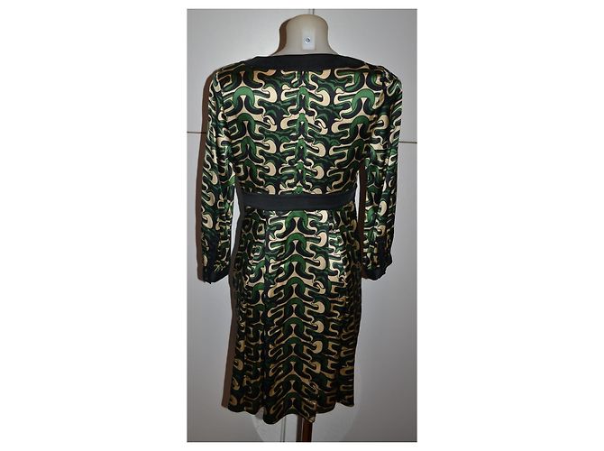 Vestido de seda Diane Von Furstenberg Multicolor - vista 4