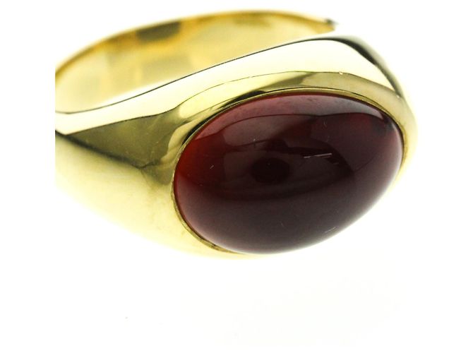 Anello in oro giallo 18K con granato Pomellato D'oro - vista 11