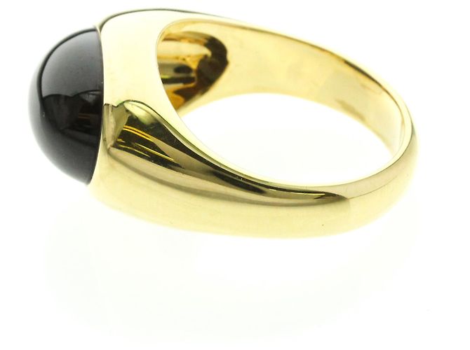 Anello in oro giallo 18K con granato Pomellato D'oro - vista 2