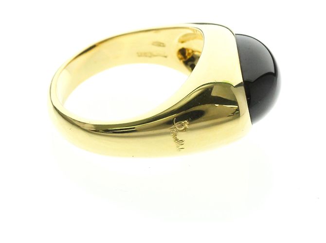 Anello in oro giallo 18K con granato Pomellato D'oro - vista 4