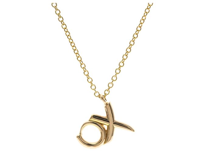 Tiffany & Co Collana Kiss & Hug di Tiffany Paloma Picasso D'oro - vista 2