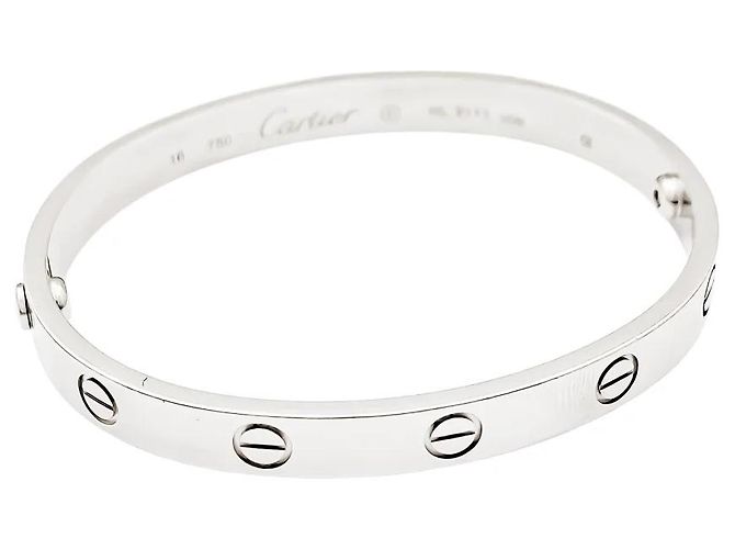 Bracciale Cartier, 'Love' in oro bianco. - vista 3