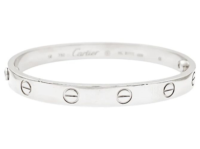 Bracciale Cartier, 'Love' in oro bianco. - vista 4