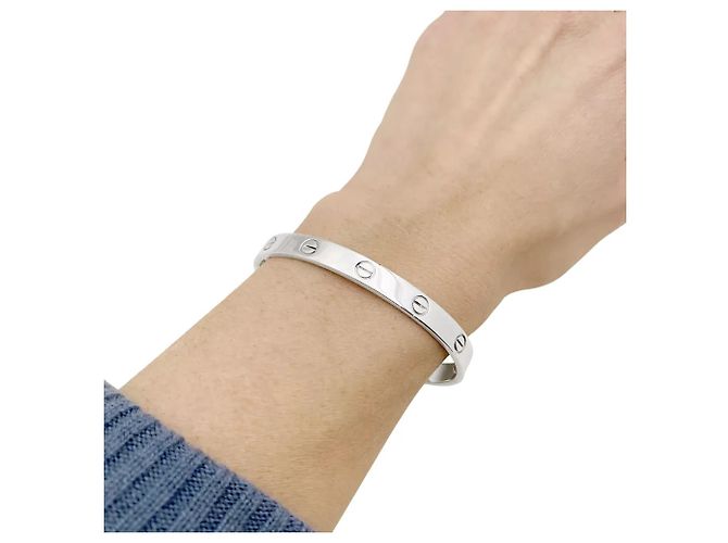 Bracciale Cartier, 'Love' in oro bianco. - vista 5