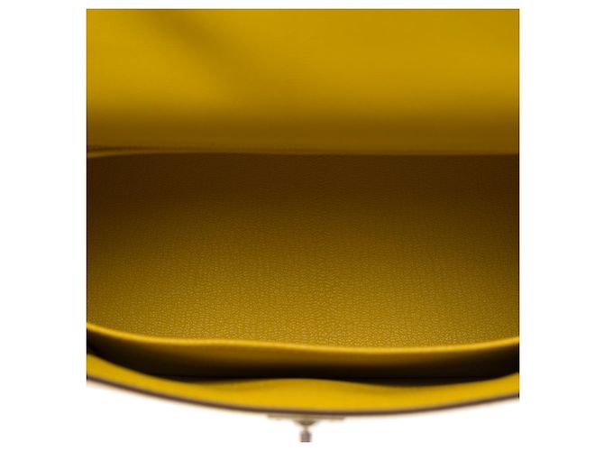 Hermès Borsa HERMES Kelly 25 in Pelle Gialla - 103488 Giallo - vista 9
