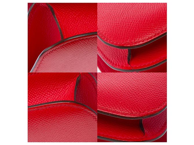 Hermès Borsa HERMES Constance in Pelle Rossa - 103476 Rosso - vista 12