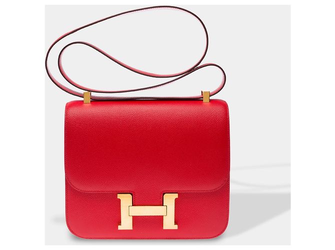 Hermès Borsa HERMES Constance in Pelle Rossa - 103476 Rosso - vista 2