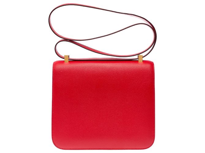 Hermès Borsa HERMES Constance in Pelle Rossa - 103476 Rosso - vista 4