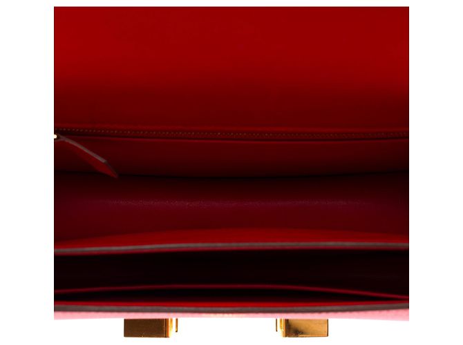 Hermès Borsa HERMES Constance in Pelle Rossa - 103476 Rosso - vista 9