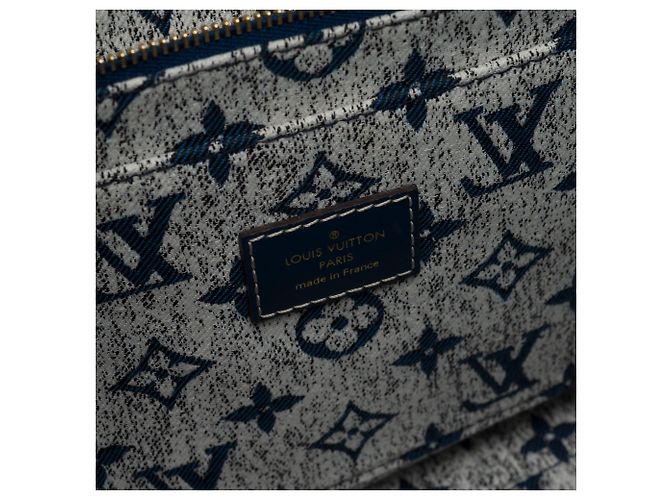 Borsa LOUIS VUITTON Onthego in Denim Blu - 103480 - vista 7