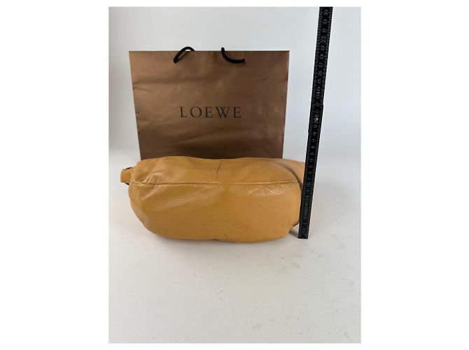 Vintage LOEWE Hobo Tasche aus Leder Camel Kamel - Ansicht 11