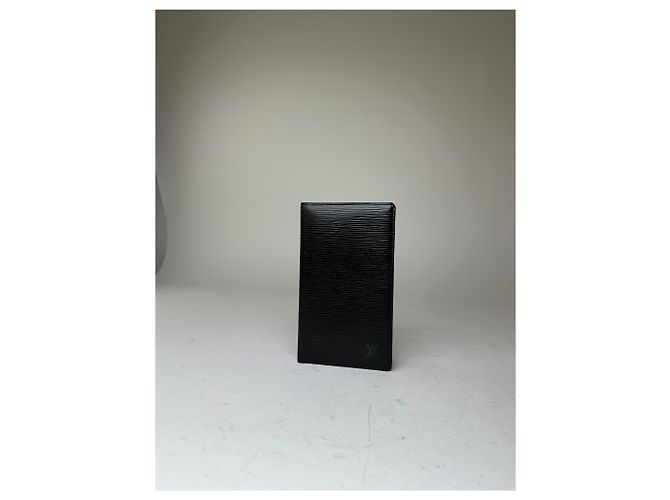 Vintage Louis Vuitton Long Wallet Epi Leather Black - view 10
