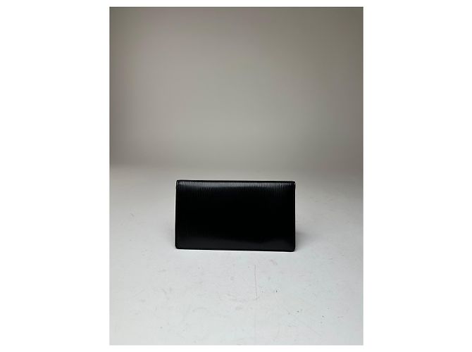 Vintage Louis Vuitton Long Wallet Epi Leather Black - view 11