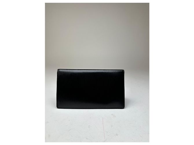 Vintage Louis Vuitton Long Wallet Epi Leather Black - view 3