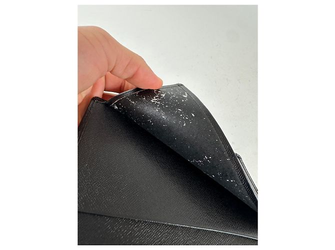 Vintage Louis Vuitton Long Wallet Epi Leather Black - view 6
