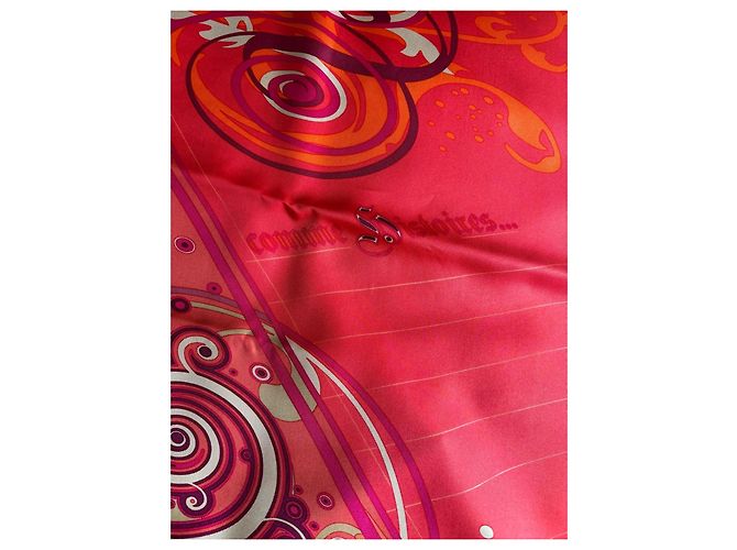 Hermès Cuadrado 90 "H como Historia" Fucsia - vista 4