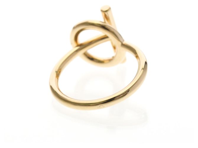 Hermès Echappé Diamantring aus Roségold Golden - Ansicht 3