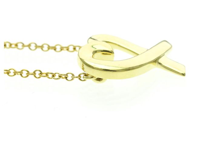 Tiffany & Co Collana Pendente Cuore Amante Tiffany D'oro - vista 5