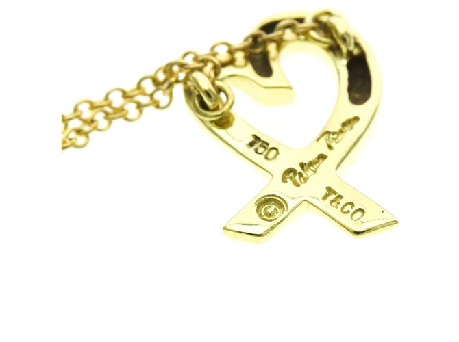 Tiffany & Co Collana Pendente Cuore Amante Tiffany D'oro - vista 8
