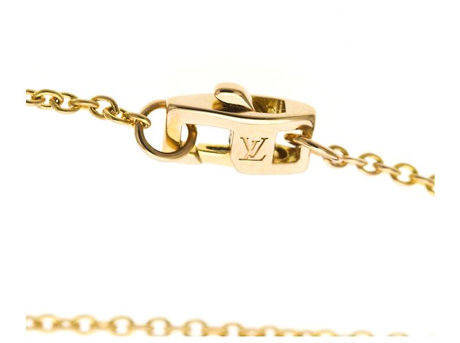 Louis Vuitton Star Blossom Diamant Anhänger Halskette Golden - Ansicht 11