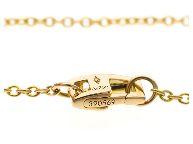 Louis Vuitton Star Blossom Diamant Anhänger Halskette Golden - Ansicht 9