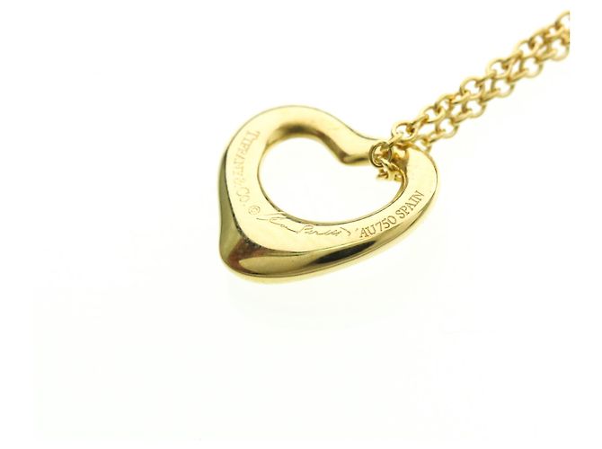 Tiffany & Co Collana Pendente Cuore Aperto Tiffany D'oro - vista 7