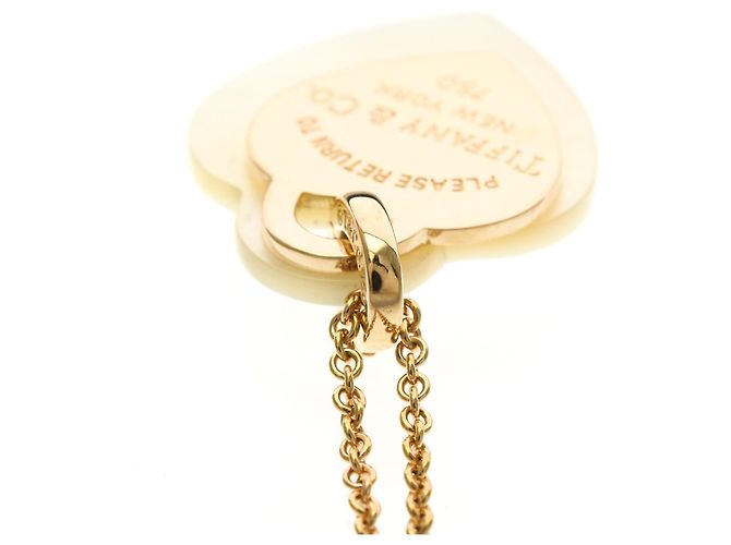 Tiffany & Co Collana pendente in oro rosa e madreperla Tiffany Return To Tiffany D'oro - vista 6