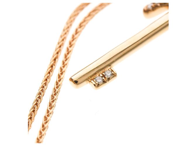 Tiffany & Co Tiffany Knot Key Diamant-Halskette Golden - Ansicht 7