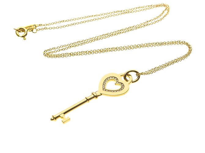 Tiffany & Co Collana con diamante a forma di chiave Tiffany D'oro - vista 13