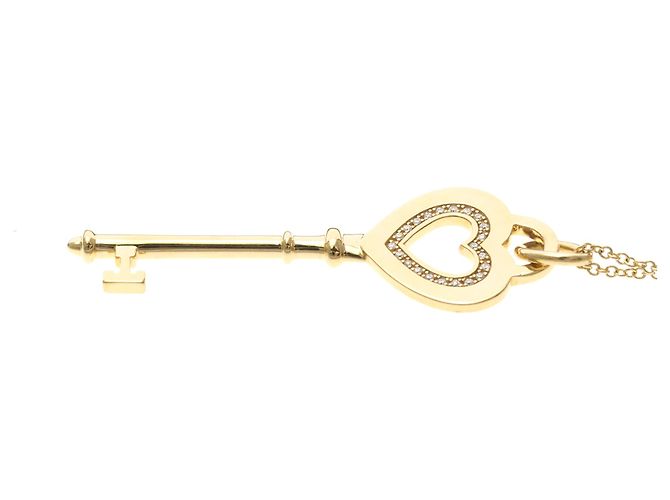 Tiffany & Co Collana con diamante a forma di chiave Tiffany D'oro - vista 3