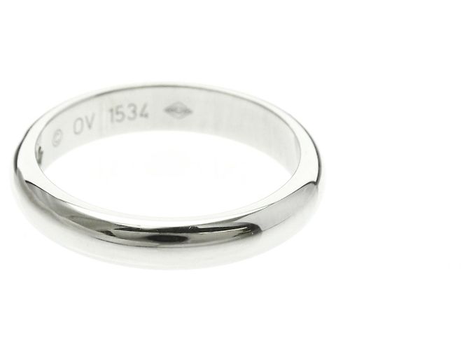 Cartier 1895 Wedding Ring in Platinum Silvery - view 2
