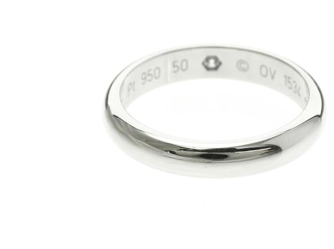 Cartier 1895 Wedding Ring in Platinum Silvery - view 3