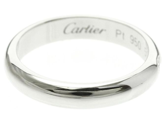 Cartier 1895 Wedding Ring in Platinum Silvery - view 4