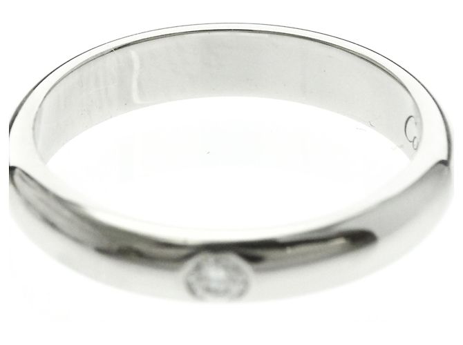 Cartier 1895 Wedding Ring in Platinum Silvery - view 5