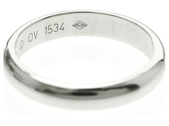 Cartier 1895 Wedding Ring in Platinum Silvery - view 6