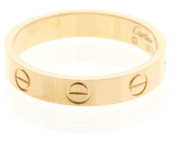 Anello Mini Love Cartier in Oro Rosa D'oro - vista 2