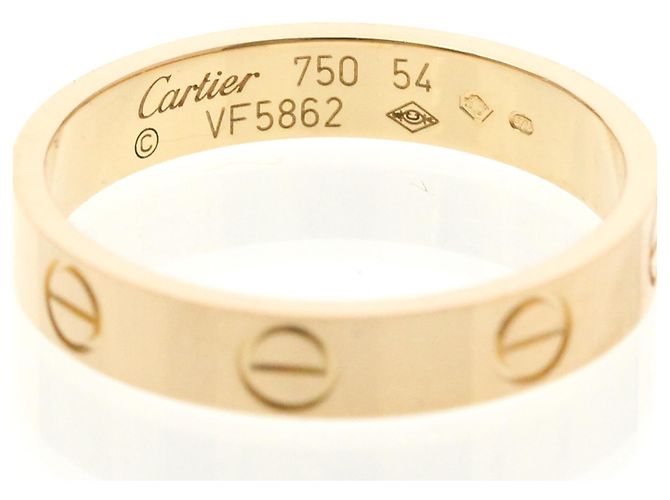 Anello Mini Love Cartier in Oro Rosa D'oro - vista 5